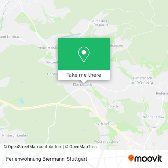 Ferienwohnung Biermann map