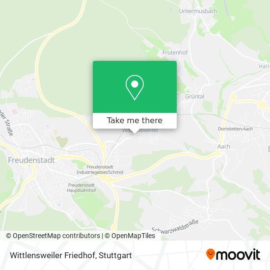 Wittlensweiler Friedhof map