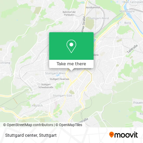 Карта Stuttgard center