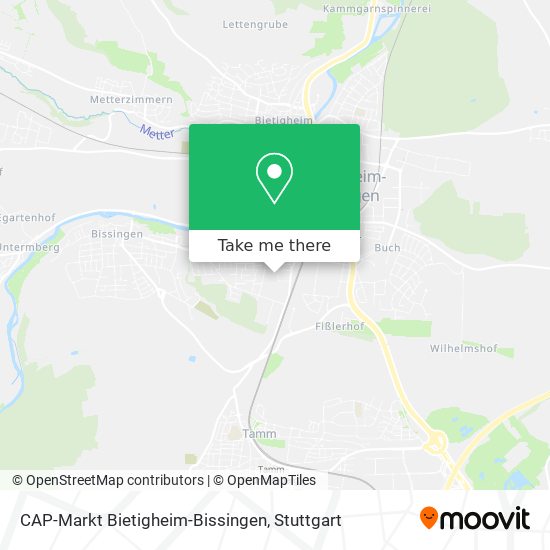Карта CAP-Markt Bietigheim-Bissingen
