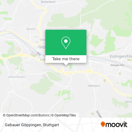 Gebauer Göppingen map