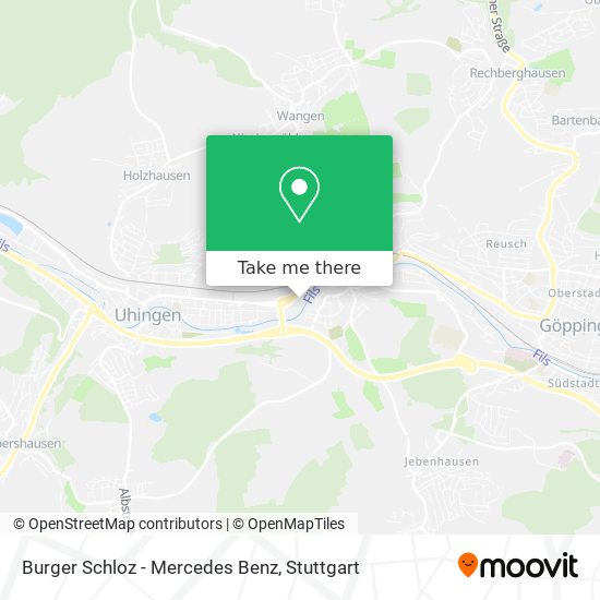 Burger Schloz  - Mercedes Benz map