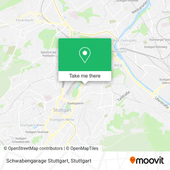 Карта Schwabengarage Stuttgart