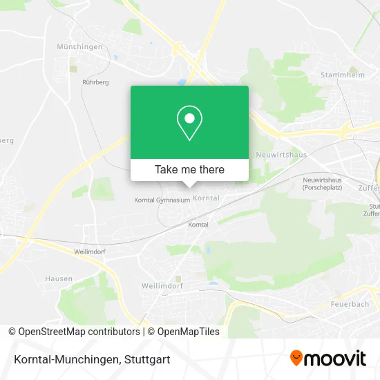 Карта Korntal-Munchingen