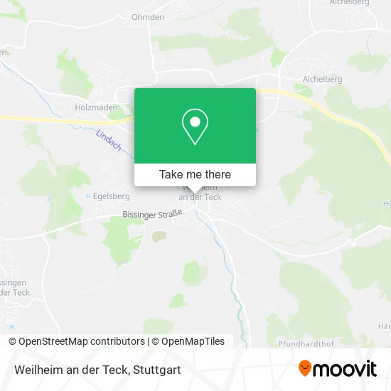 Карта Weilheim an der Teck