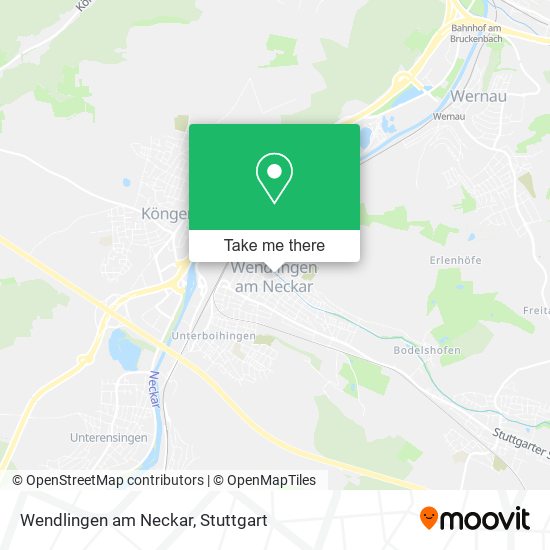 Wendlingen am Neckar map