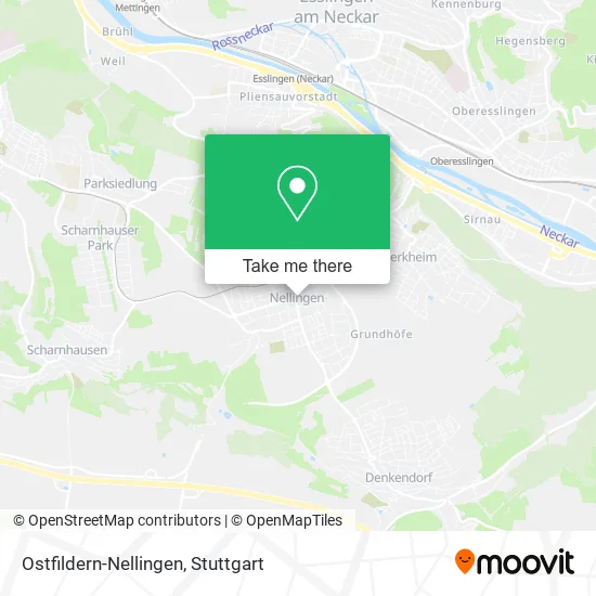 Карта Ostfildern-Nellingen