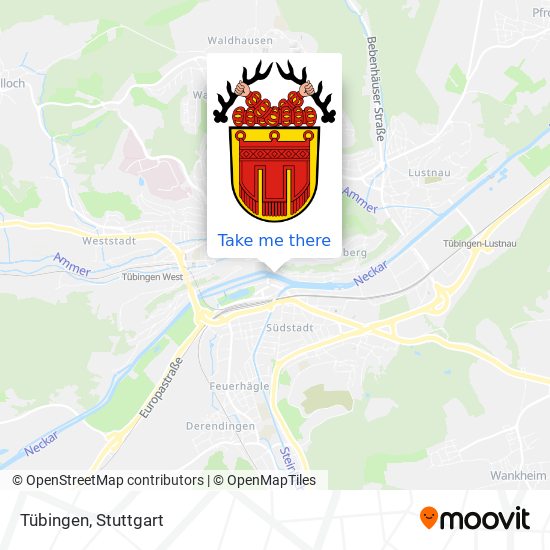 Tübingen map