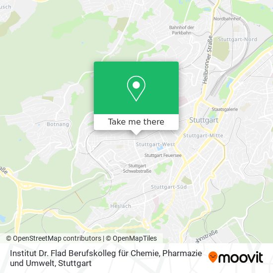 Institut Dr. Flad Berufskolleg für Chemie, Pharmazie und Umwelt map