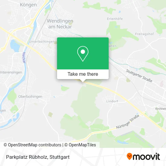 Карта Parkplatz Rübholz