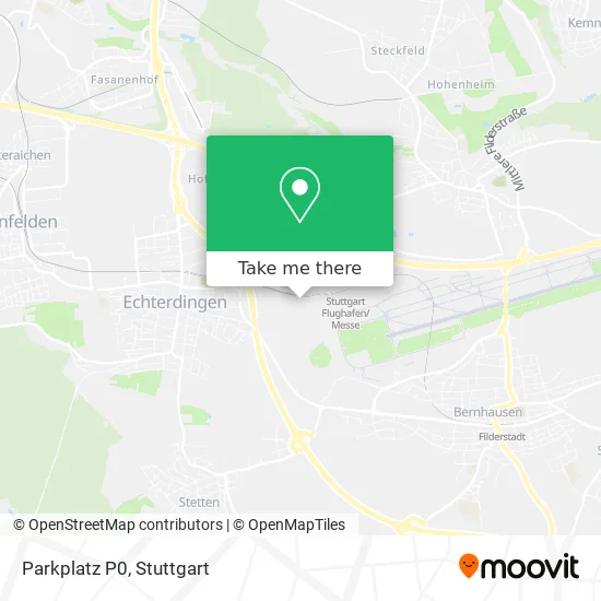 Карта Parkplatz P0