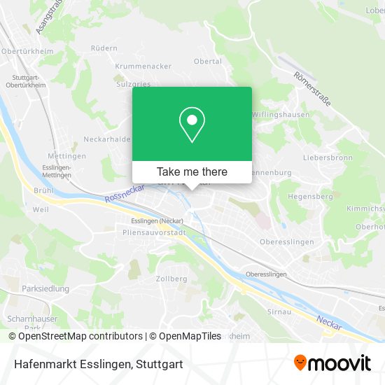 Hafenmarkt Esslingen map