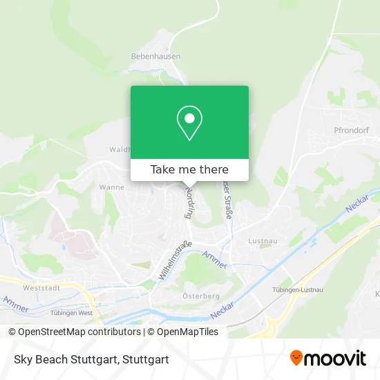 Карта Sky Beach Stuttgart