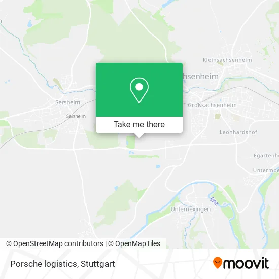 Карта Porsche logistics
