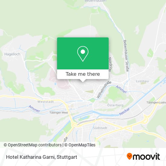 Hotel Katharina Garni map