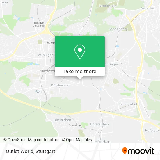 Карта Outlet World