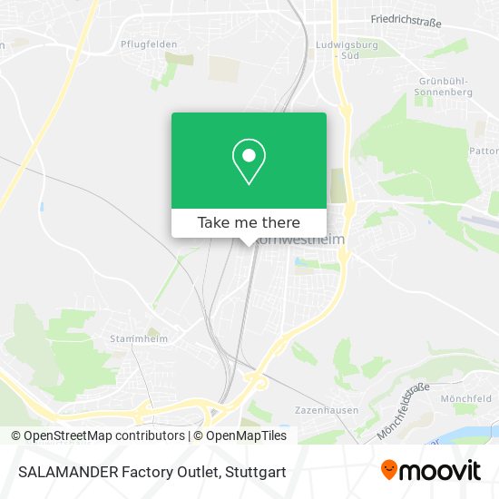 SALAMANDER Factory Outlet map