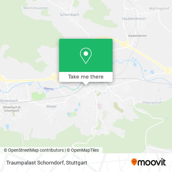 Traumpalast Schorndorf map