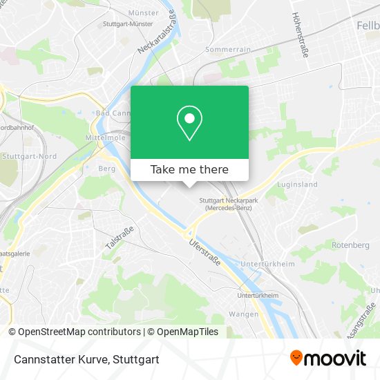 Cannstatter Kurve map