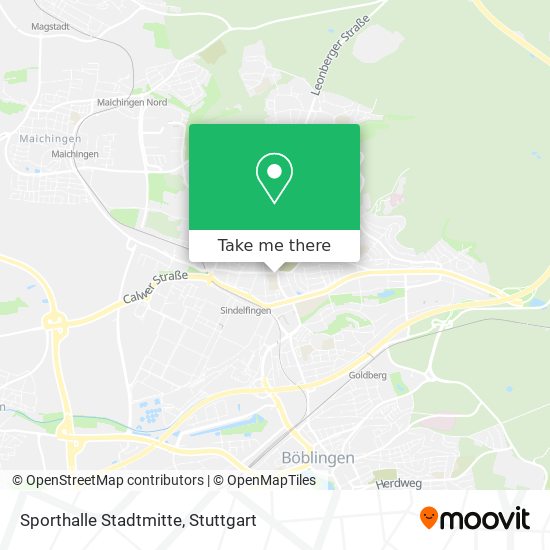 Sporthalle Stadtmitte map