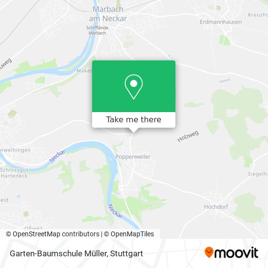 Garten-Baumschule Müller map