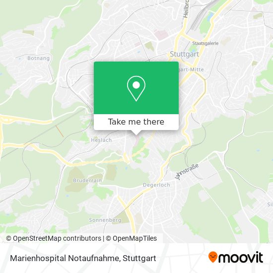 Marienhospital Notaufnahme map