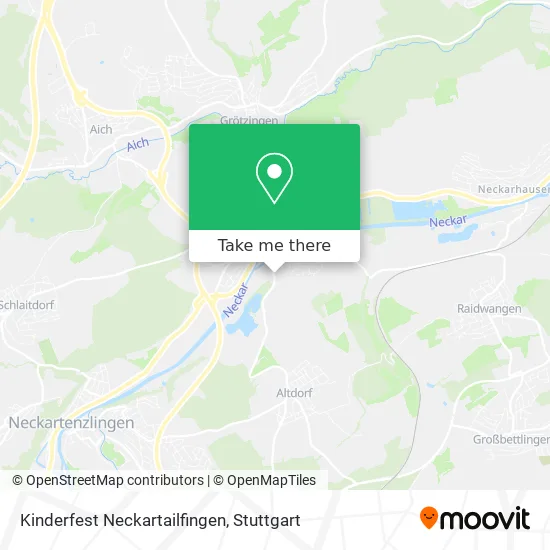 Карта Kinderfest Neckartailfingen