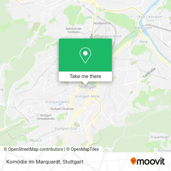 Карта Komödie im Marquardt