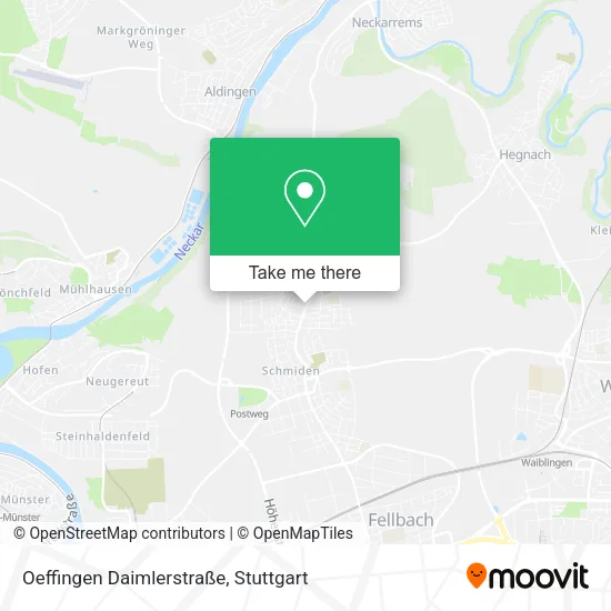 Карта Oeffingen Daimlerstraße