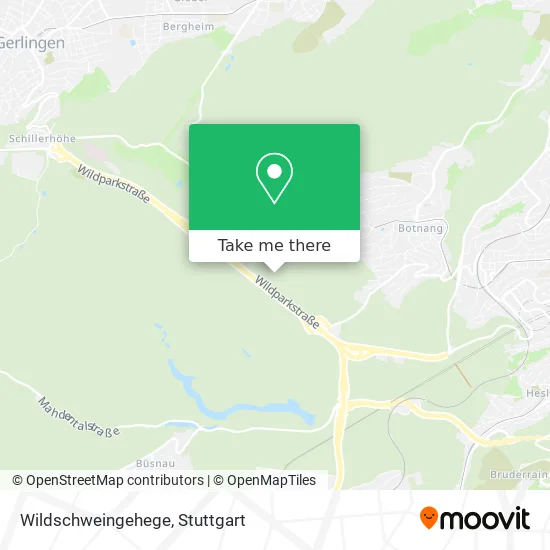 Карта Wildschweingehege
