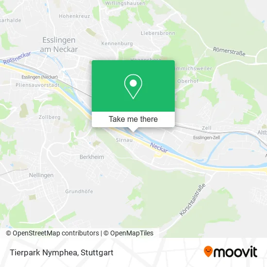 Карта Tierpark Nymphea