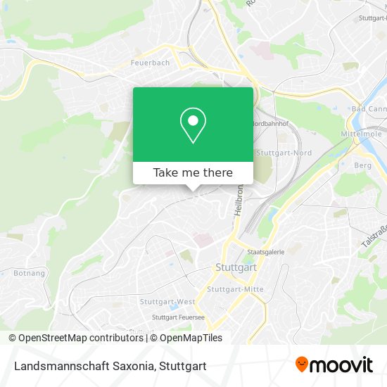 Landsmannschaft Saxonia map