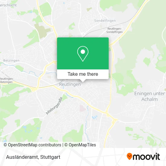 Карта Ausländeramt