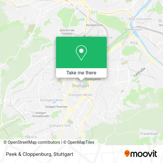 Карта Peek & Cloppenburg