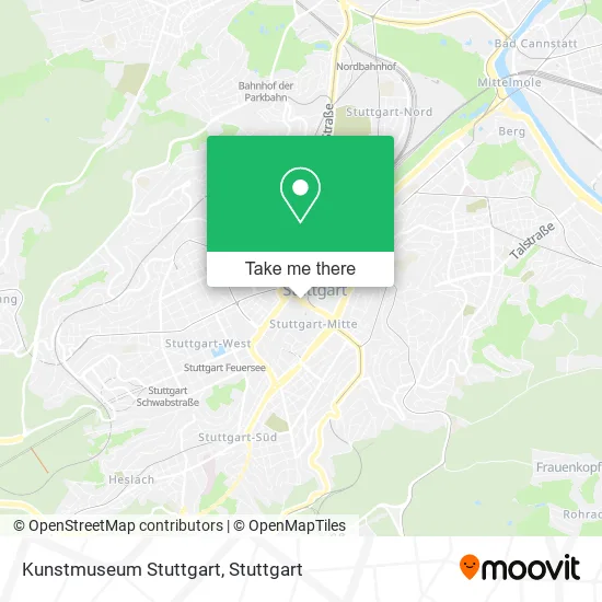 Карта Kunstmuseum Stuttgart