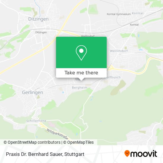 Praxis Dr. Bernhard Sauer map