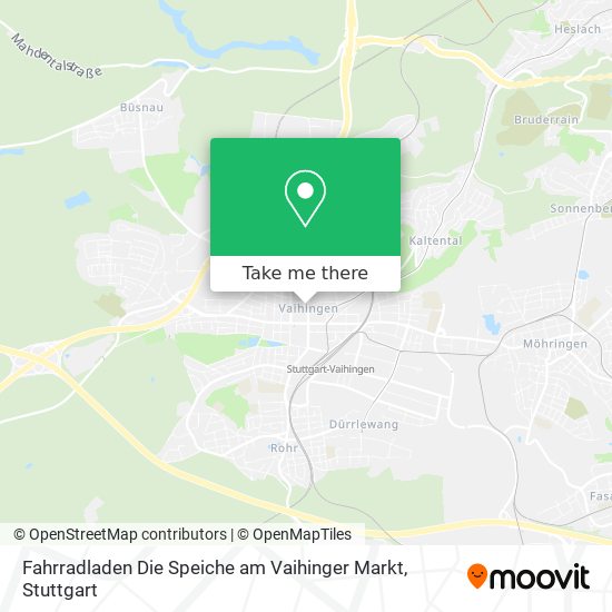 Fahrradladen Die Speiche am Vaihinger Markt map