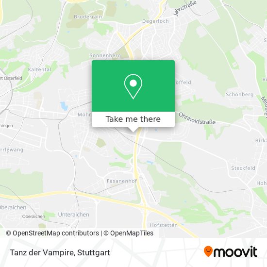 Карта Tanz der Vampire