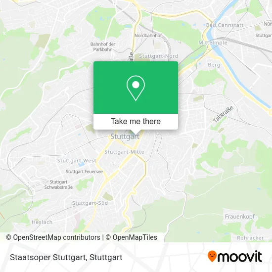 Карта Staatsoper Stuttgart