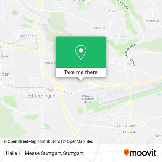 Halle 1 | Messe Stuttgart map