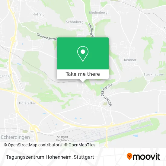 Карта Tagungszentrum Hohenheim