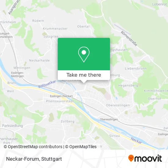 Карта Neckar-Forum
