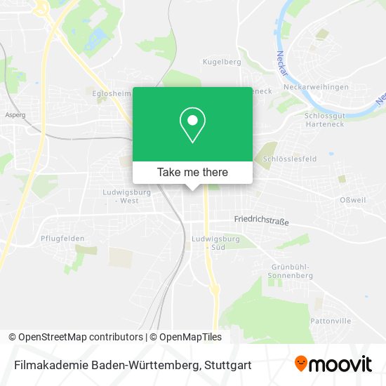 Filmakademie Baden-Württemberg map