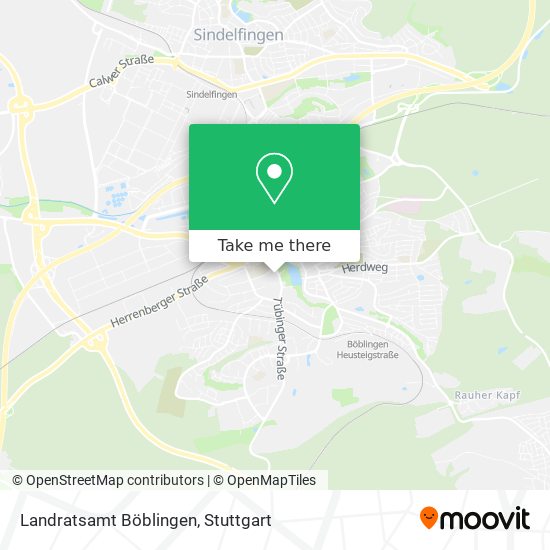 Карта Landratsamt Böblingen