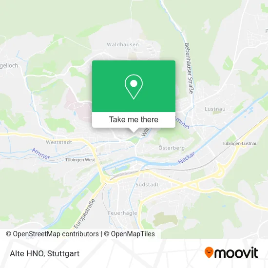 Карта Alte HNO