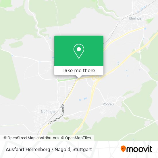 Ausfahrt Herrenberg / Nagold map