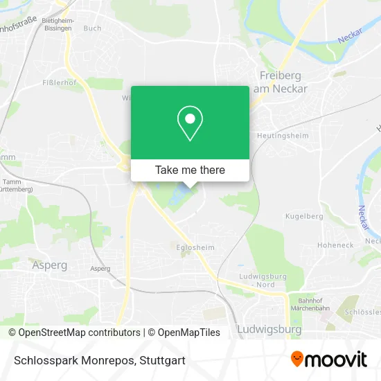 Карта Schlosspark Monrepos