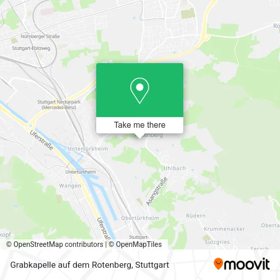 Карта Grabkapelle auf dem Rotenberg