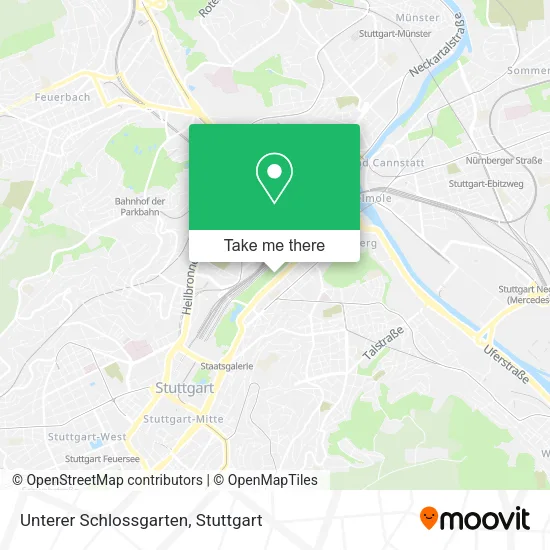 Карта Unterer Schlossgarten