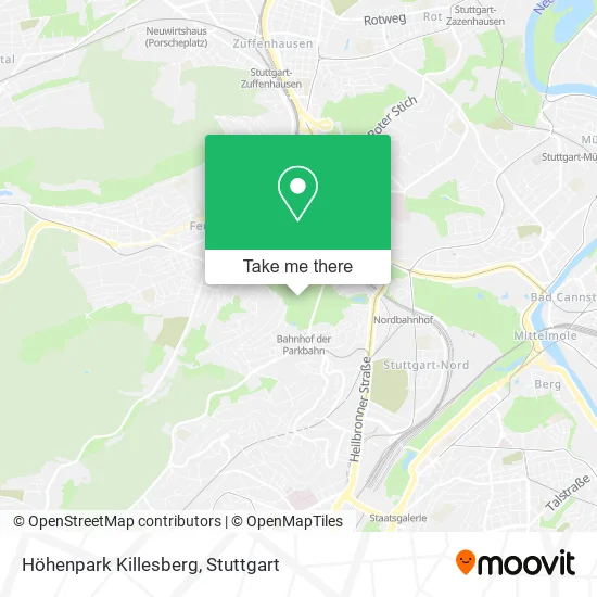 Höhenpark Killesberg map